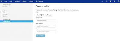 Anleitung E-Mail-Passwort ändern