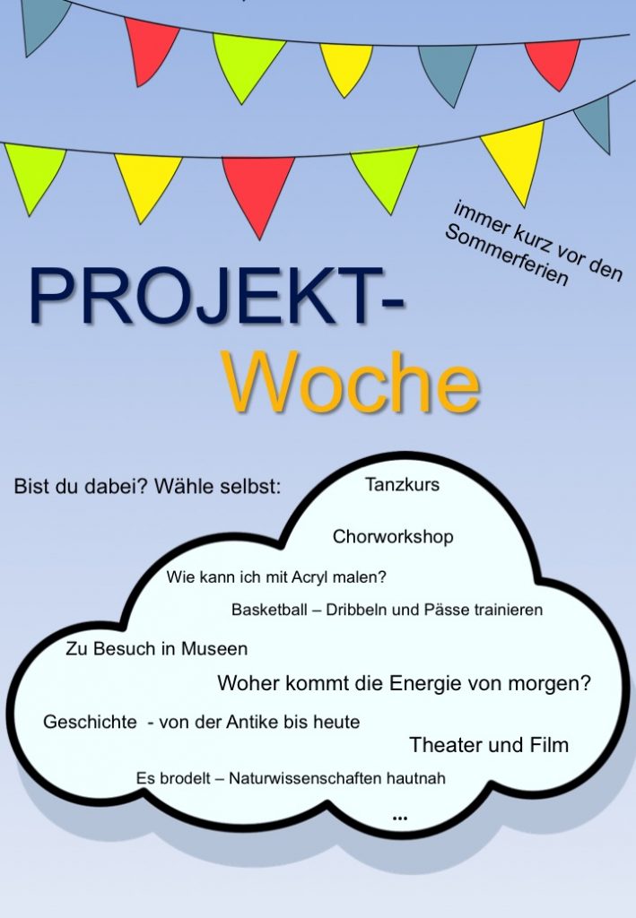 Flyer Projektwoche