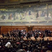 Konzert im Großen Amphitheater der Pariser Universität Sorbonne