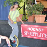 Begrüßung durch 7a/e - Höchst Sportlich