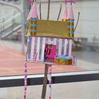 Baumhäuser - eine Ausstellung der Klasse 7