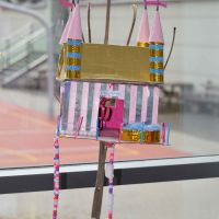 Baumhäuser - eine Ausstellung der Klasse 7