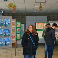 In der Kunstaustellung