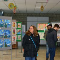 In der Kunstaustellung