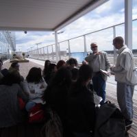 Frankreichaustausch 2017 Frankfurt: Im Gespräch mit dem Flughafenausbaugegner Dirk Treber