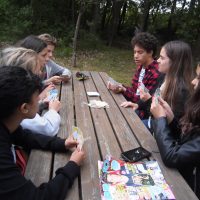 Frankreichaustausch 2017 Frankfurt/Neu Anspach: Gemeinsame Zeit im Hessenpark (1)