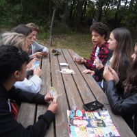 Frankreichaustausch 2017 Frankfurt/Neu Anspach: Gemeinsame Zeit im Hessenpark (1)