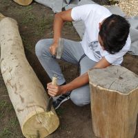 Passgenauigkeit herstellen mit Hammer und Stechbeitel