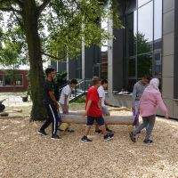 Neues Klassenzimmer einräumen